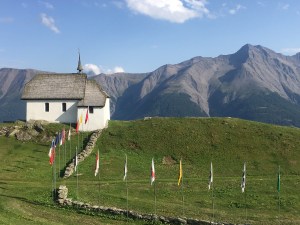 Kapelle Maria zum Schnee auf Bettmeralp, Wallis Schweiz