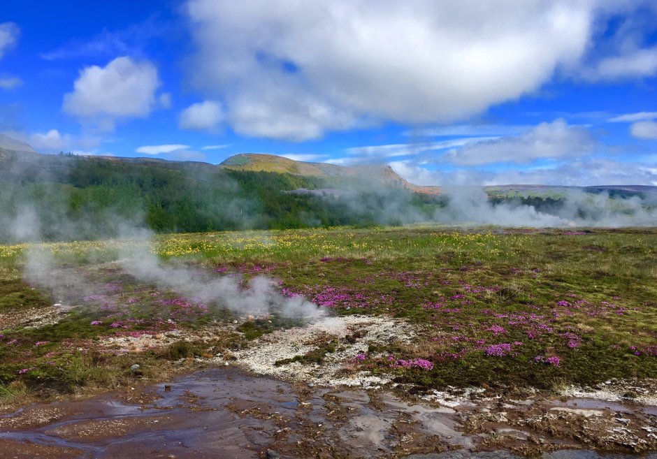 Typische Landschaft am Golden Circle, Island