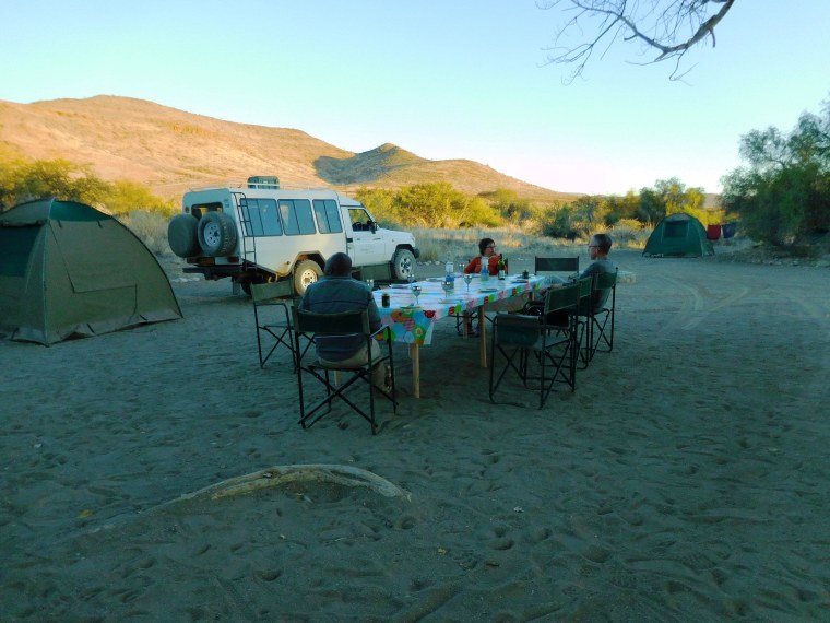 Camping im Outback Namibias