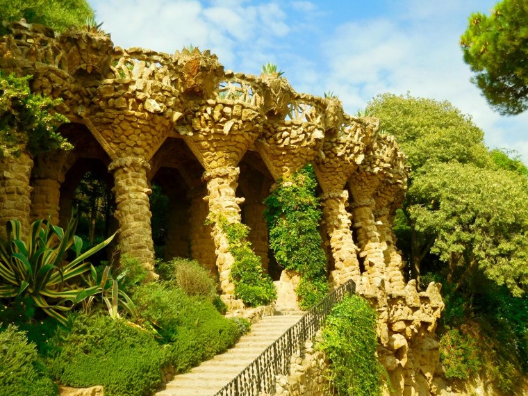 Viadukt im Park Güell, Barcelona