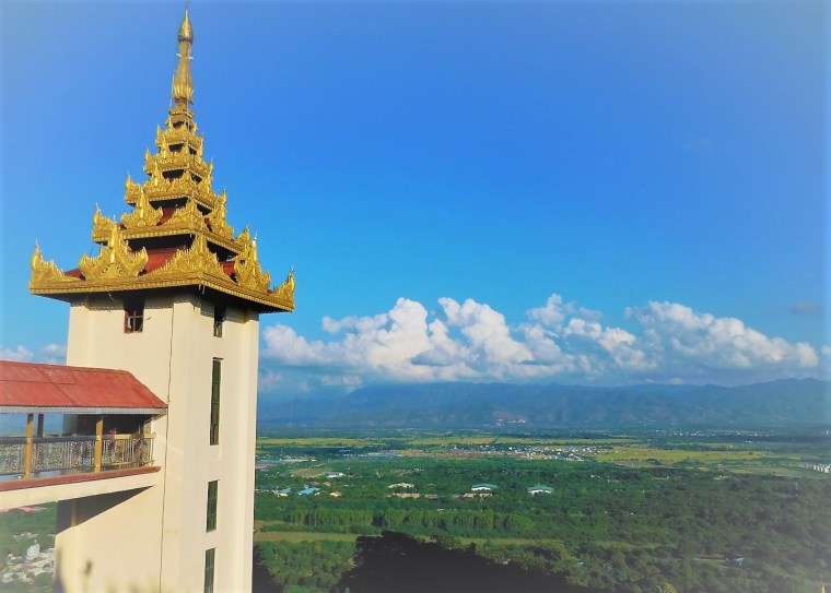 Turm auf dem Mandalay Hill, Myanmar/Burma