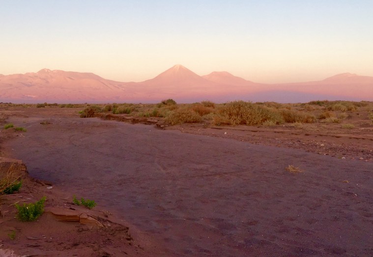 Sundowner im Valle de la Luna, Atacama